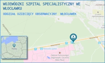 ODDZIAŁ DZIECIĘCY OBSERWACYJNY - WOJEWÓDZKI SZPITAL SPECJALISTYCZNY WE WŁOCŁAWKU - WIENIECKA 49,  WŁOCŁAWEK