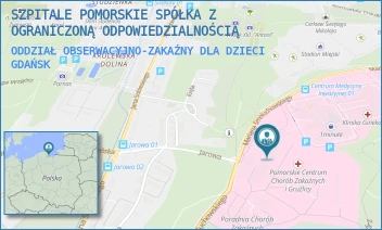 ODDZIAŁ OBSERWACYJNO-ZAKAŹNY DLA DZIECI - SZPITALE POMORSKIE SPÓŁKA Z OGRANICZONĄ ODPOWIEDZIALNOŚCIĄ - UL. MARIANA SMOLUCHOWSKIEGO 18, GDAŃSK