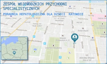 PORADNIA HEPATOLOGICZNA DLA DZIECI - ZESPÓŁ WOJEWÓDZKICH PRZYCHODNI SPECJALISTYCZNYCH - UL. POWSTAŃCÓW 31,  KATOWICE